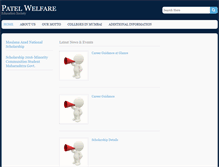 Tablet Screenshot of patelwelfare.com